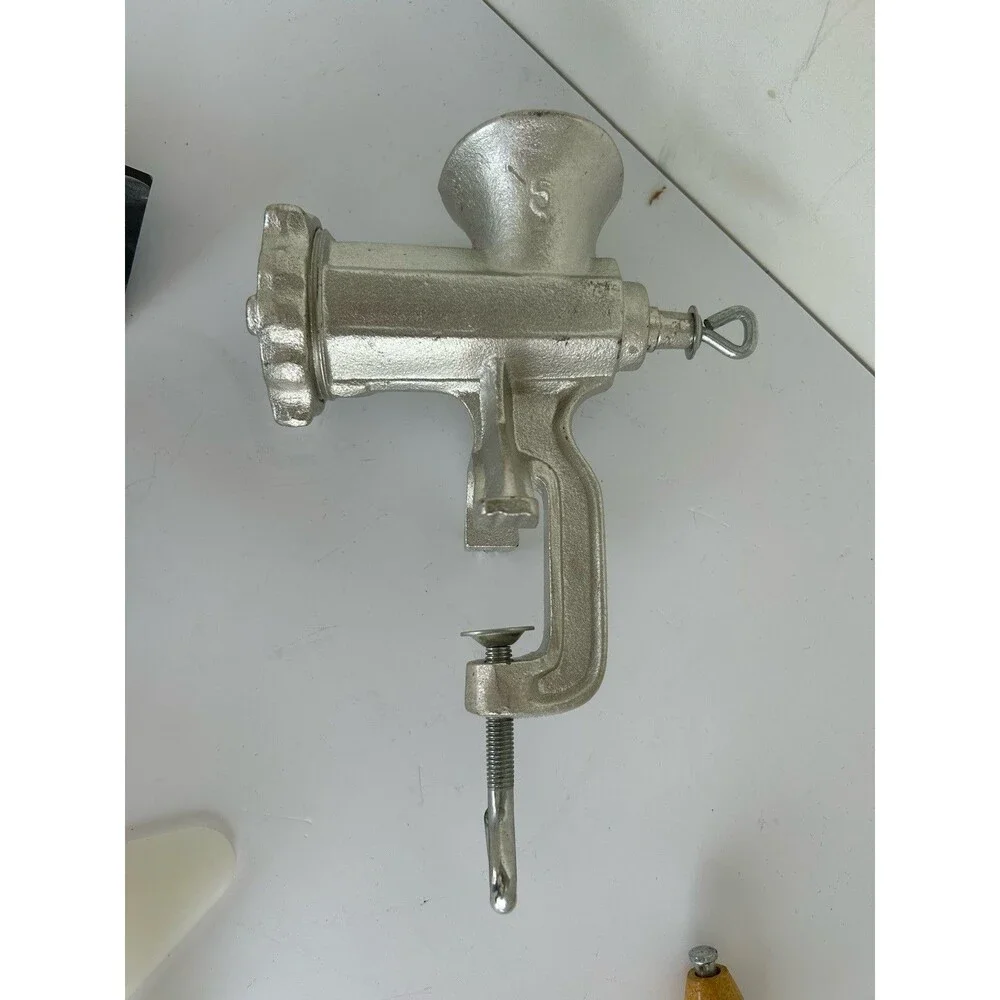 Italian Collection Cast Iron Mincer Meat Grinder Sausage Maker New Open Box